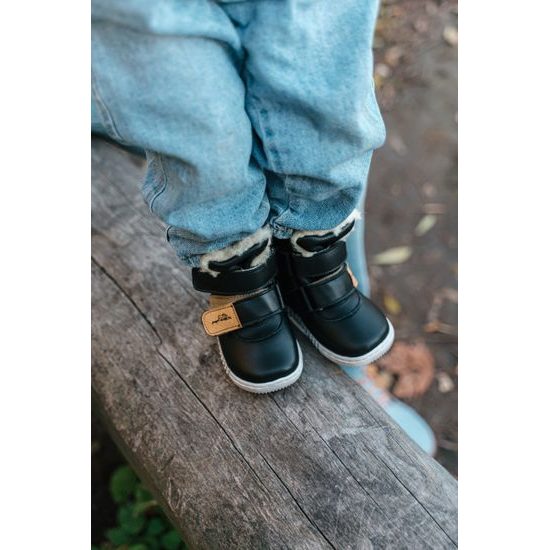 PEGRES B 1706 zimní obuv černá