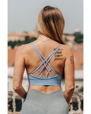 Podprsenka Fitko je láska Tak začni Cross straps - blue
