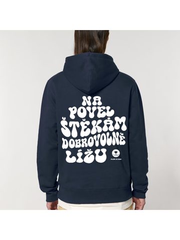 Mikina Pejsek je láska Za odměnu lížu - unisex černá