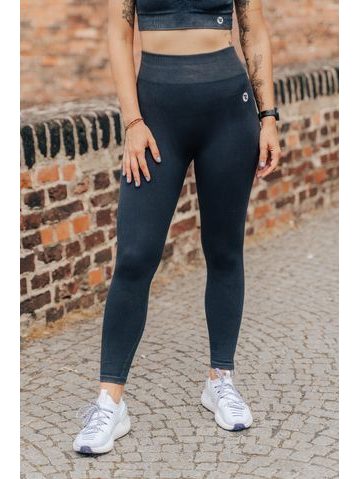 Legíny Fitko je láska Tak začni Push up Zipped - dark grey
