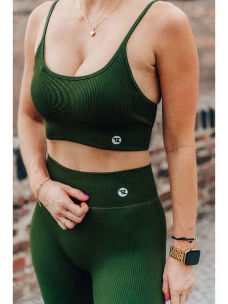 Podprsenka Fitko je láska Tak začni - dark green