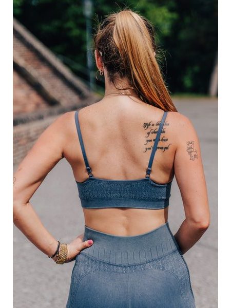 Podprsenka Fitko je láska Tak začni Jeans - dark blue