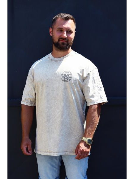 Pánské tričko Fitko je láska No Excuses - beige