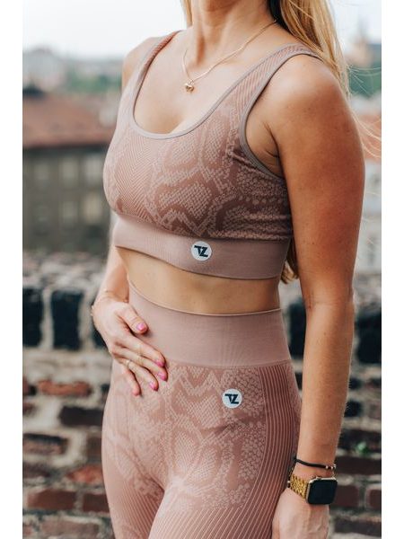 Podprsenka Fitko je láska Tak začni Snake - brown
