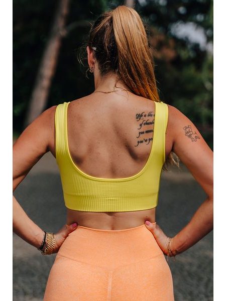 Podprsenka Fitko je láska Tak začni - odvážná žlutá