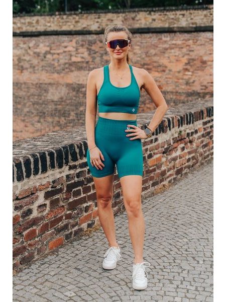 Legíny šortky Fitko je láska Tak začni - tyrkysová jako moře