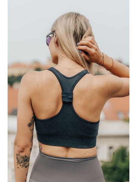 Podprsenka Fitko je láska Tak začni - dark grey