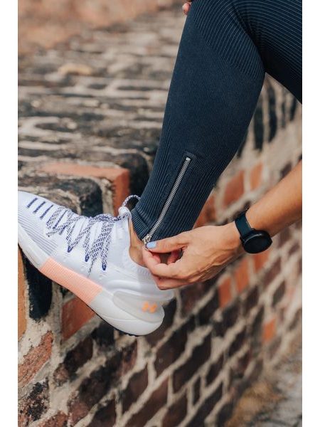 Legíny Fitko je láska Tak začni Push up Zipped - dark grey