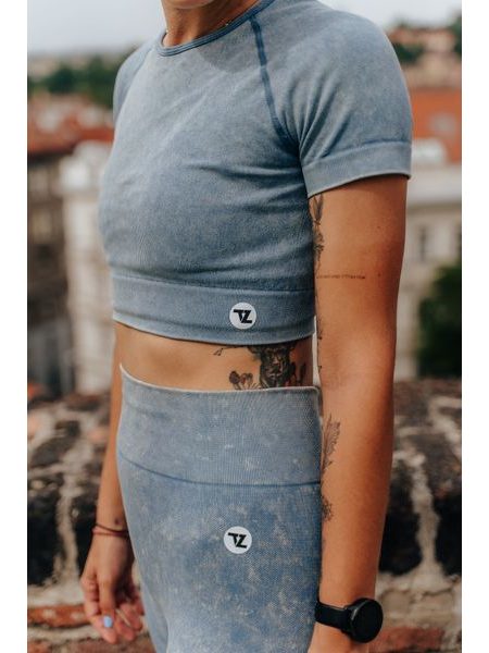 Tričko Fitko je láska Tak začni Jeans - dirty blue