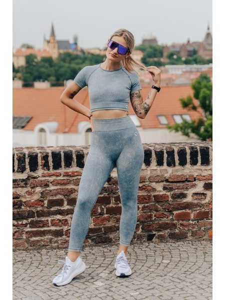 Legíny Fitko je láska Tak začni Jeans - dirty blue jako tvoje myšlenky