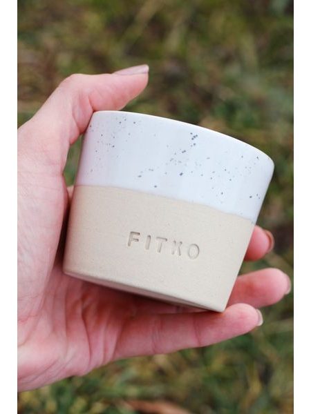 Espresso hrníček Fitko je láska - bílá