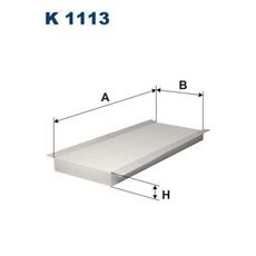 Filtr, vzduch v interiéru FILTRON K 1113
