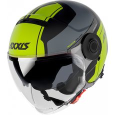 Otevřená helma AXXIS RAVEN SV ABS milánský matný fluorově žlutý S