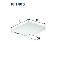 Filtr, vzduch v interiéru FILTRON K 1405