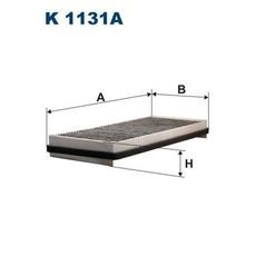 Filtr, vzduch v interiéru FILTRON K 1131A