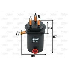 Palivový filtr VALEO 587555