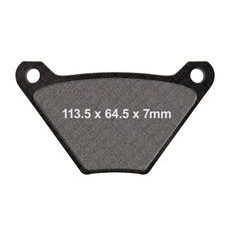 Brzdové destičky EBC FA024/2V