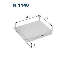 Filtr, vzduch v interiéru FILTRON K 1140