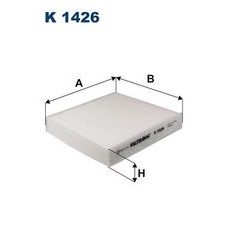 Filtr, vzduch v interiéru FILTRON K 1426