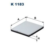 Filtr, vzduch v interiéru FILTRON K 1183