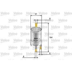 Palivový filtr VALEO 587030