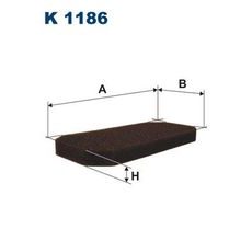 Filtr, vzduch v interiéru FILTRON K 1186