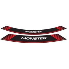 Linka na ráfek PUIG MONSTER 5527R červená linky na ráfek - sada 8ks