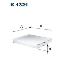 Filtr, vzduch v interiéru FILTRON K 1321