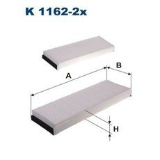 Filtr, vzduch v interiéru FILTRON K 1162-2x