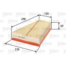 Vzduchový filtr VALEO 585149