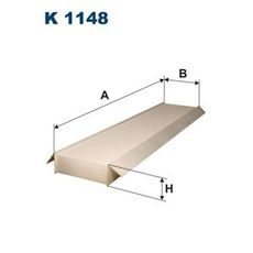 Filtr, vzduch v interiéru FILTRON K 1148