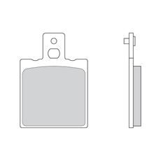 Brzdové destičky BREMBO 07BB01SP