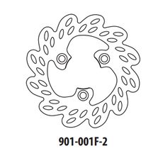 Brzdový kotouč GOLDFREN 901-001F-2 přední 190 mm