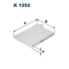 Filtr, vzduch v interiéru FILTRON K 1252