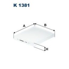 Filtr, vzduch v interiéru FILTRON K 1381