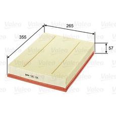 Vzduchový filtr VALEO 585198