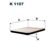 Filtr, vzduch v interiéru FILTRON K 1107