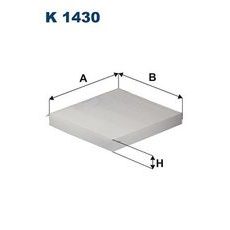 Filtr, vzduch v interiéru FILTRON K 1430