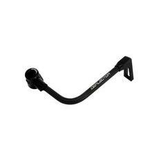 Lever guard ACCOSSATO with black hose and joint right, aluminium