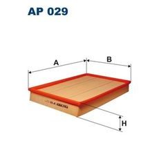 Vzduchový filtr FILTRON AP 029