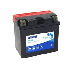 Motobaterie Exide ETZ7-BS, 12V, 6Ah, 100A