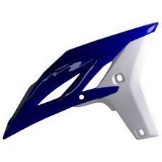 Spoilery chladiče POLISPORT 8413700006 (pár) modrá Yam98/bílá pro YAMAHA WR 450 F 2012-2015, YAMAHA YZ 250 F 2010-2013