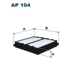 Vzduchový filtr FILTRON AP 104