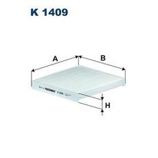 Filtr, vzduch v interiéru FILTRON K 1409