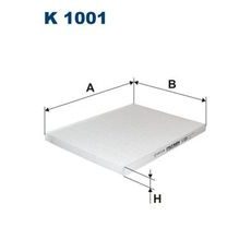 Filtr, vzduch v interiéru FILTRON K 1001