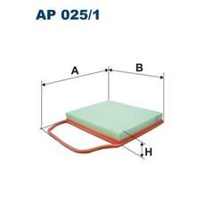 Vzduchový filtr FILTRON AP 025/1