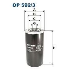 Olejový filtr FILTRON OP 592/3