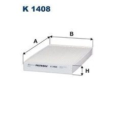 Filtr, vzduch v interiéru FILTRON K 1408