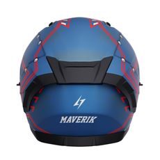 Integrální helma STORMER BLASTER MAVERIK blue, metal matt S