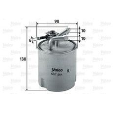 Palivový filtr VALEO 587564